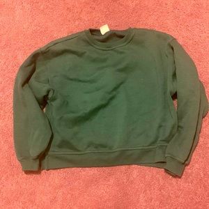 ZARA Girls green sweatshirt